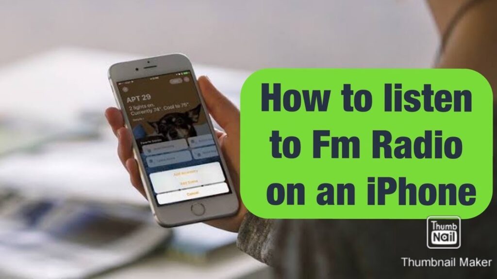 How to listen and play FM radio in iPhone